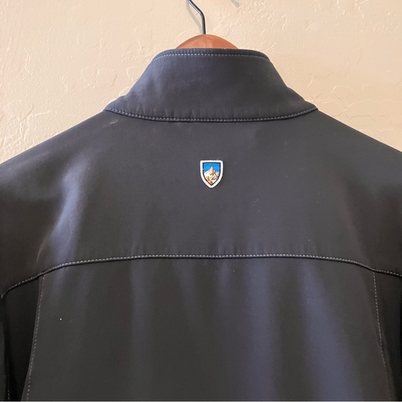 Kuhl Impakt Full Zip Water Repellent Fleece Lined Jacket Gray Navy Men's Large - Picture 14 of 16